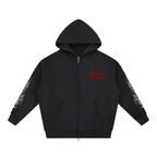 Zip Boxy Hoodie Drain