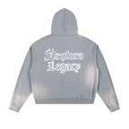 Ventura Legacy | Sun Fade Frayed Raw Edge Fleece Zip Hoodie Northmark