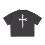Ventura Legacy |Vintage Washed Boxy T-Shirt Cross