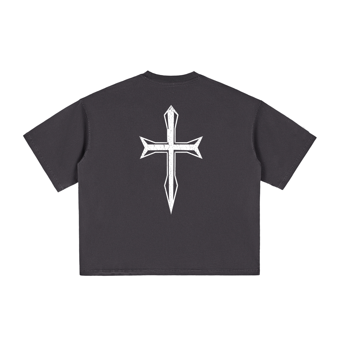 Ventura Legacy |Vintage Washed Boxy T-Shirt Cross