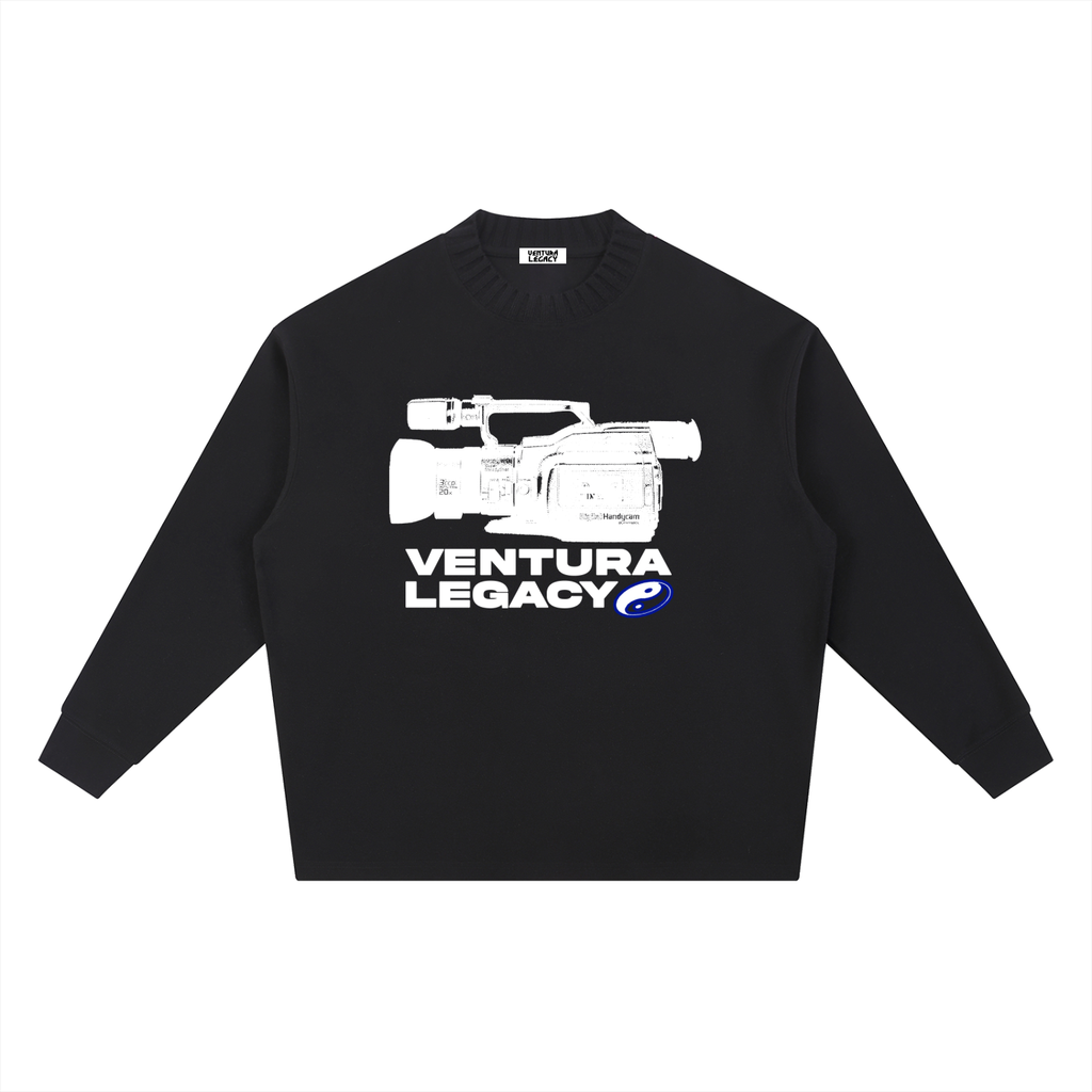 Ventura Legacy | Knitted Round Neck Oversize Sweatshirt Messa