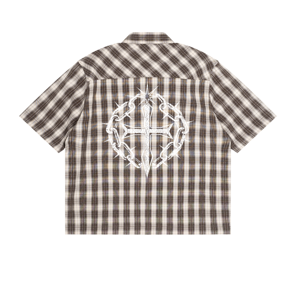 Ventura Legacy | Unisex Boxy Plaid Short Sleeve Shirt Northmark